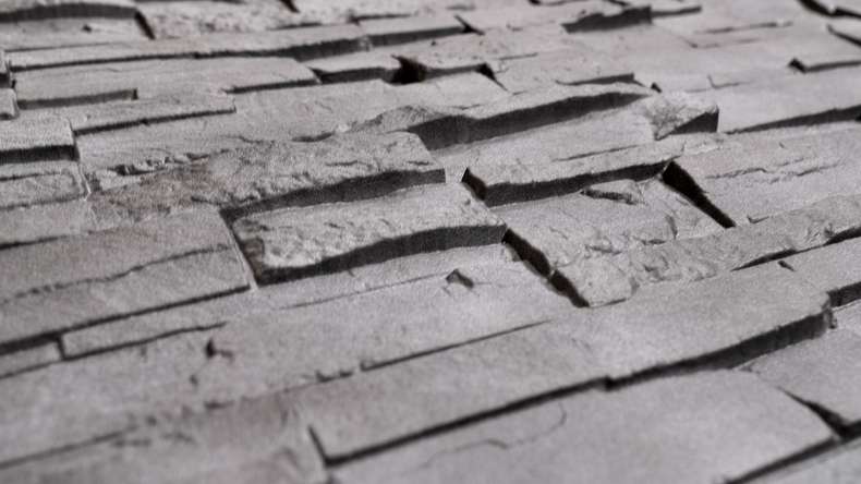 planeo rivestimento murale Novistone DS pietra laminata Antracite - 1054 x 334 mm
