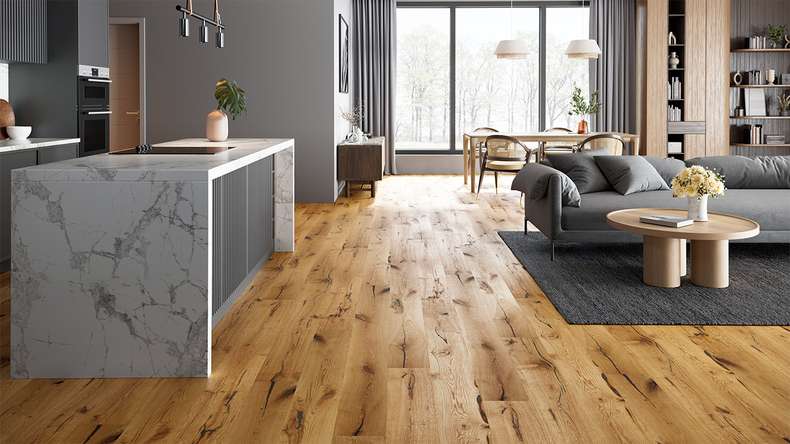 planeo Parkett - Eiche Country WILD XL 2,16m natürlich geölt (MF-3450)