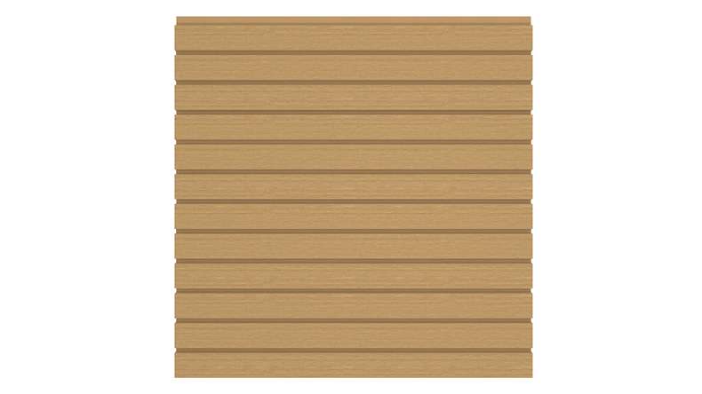 planeo LINEA - WPC CoEx Rhombus Steckzaun Sand 176 x 183 cm