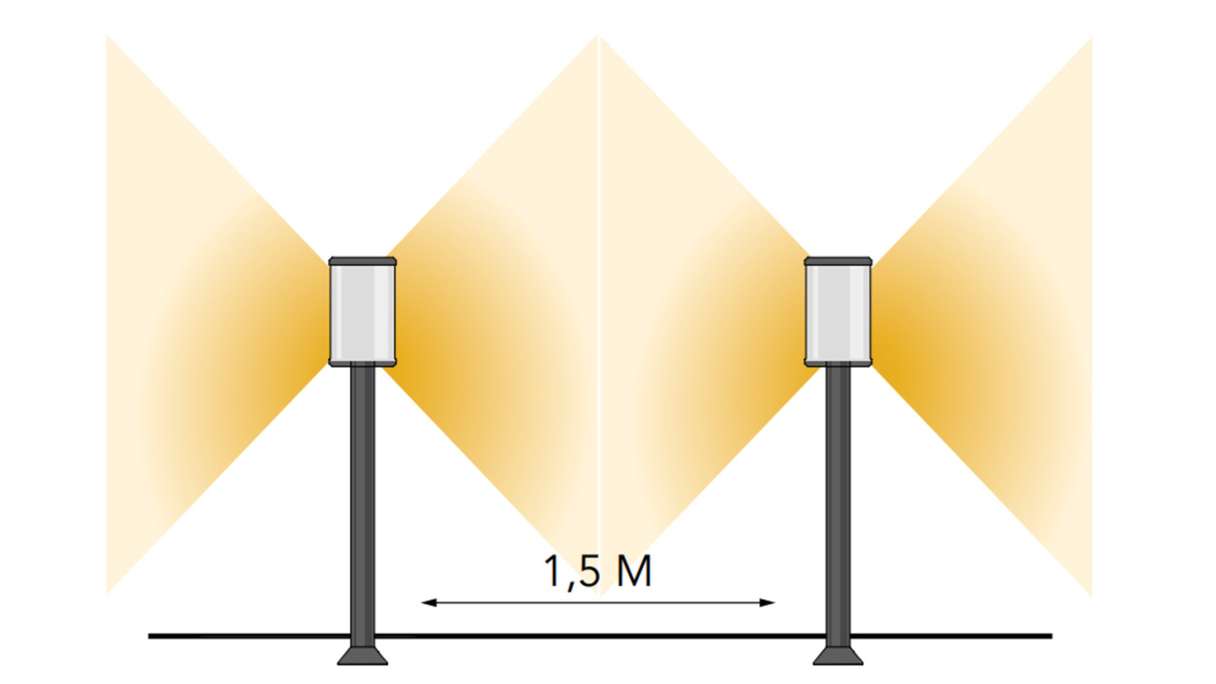 planeo Illuminazione da giardino 12V - Lampada da terra LED Eros Lo H 550 mm - 3,5W 280 Lumen
