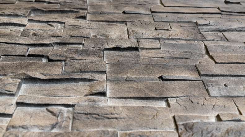 panneau de façade planeo aspect pierre - NoviStone Silex Flint 1054 x 334 mm