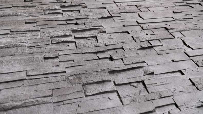 pannello per facciate planeo effetto pietra - NoviStone Antracite 1054 x 334 mm