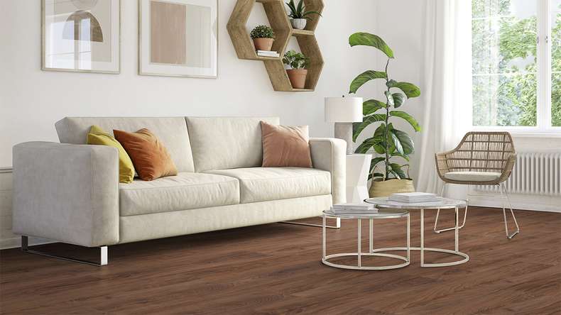 Forbo Allura Wood 40 Vinyle à coller - Deep Country Oak (60302DR4)