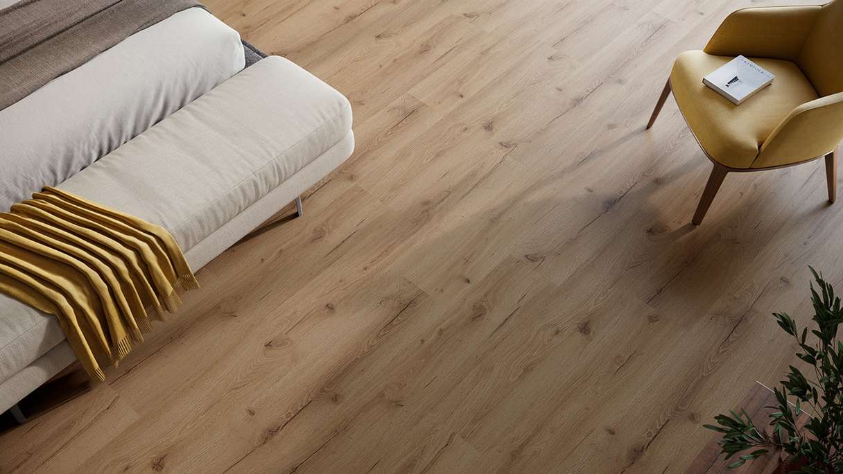 planeo Vinile rigido a incastro - HOMEtec Basic 30 IXPE Earth Oak | Isolamento acustico integrato (RP-E30-4)