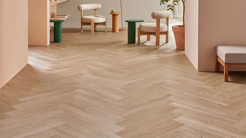 Forbo Allura Wood 70 Vinyle adhésif - Blond Timber 750 x 150 mm (63712DR7)
