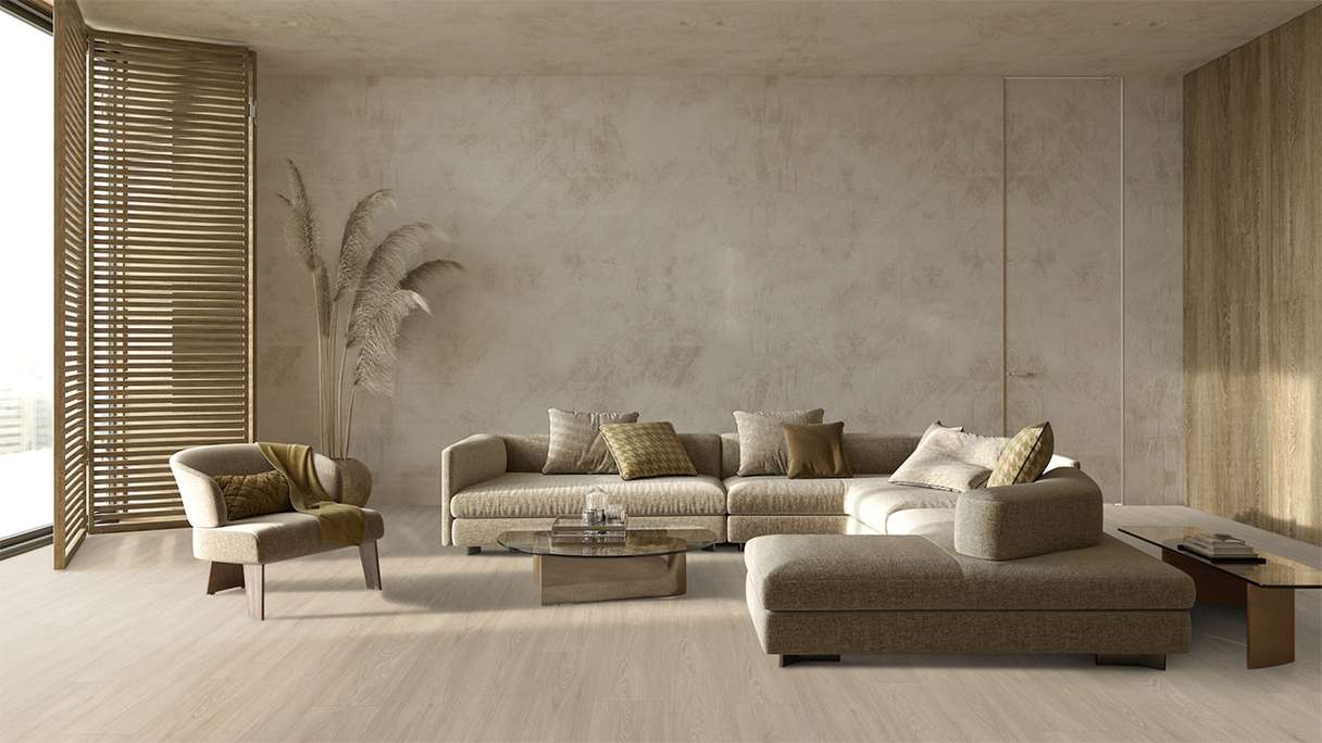 Gerflor Vinile ad incastro - Virtuo 30 Rigid Acoustic EIR Blomma Light | isolamento acustico integrato (39131464)