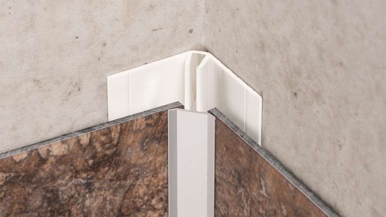 Système de profilés muraux planeo Angle intérieur 269 - 260 cm