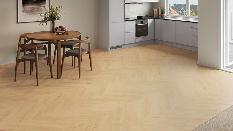 planeo Vinyle à clic rigide - Signature HB Lirion | Grain synchronisé (NF-HBK-7)