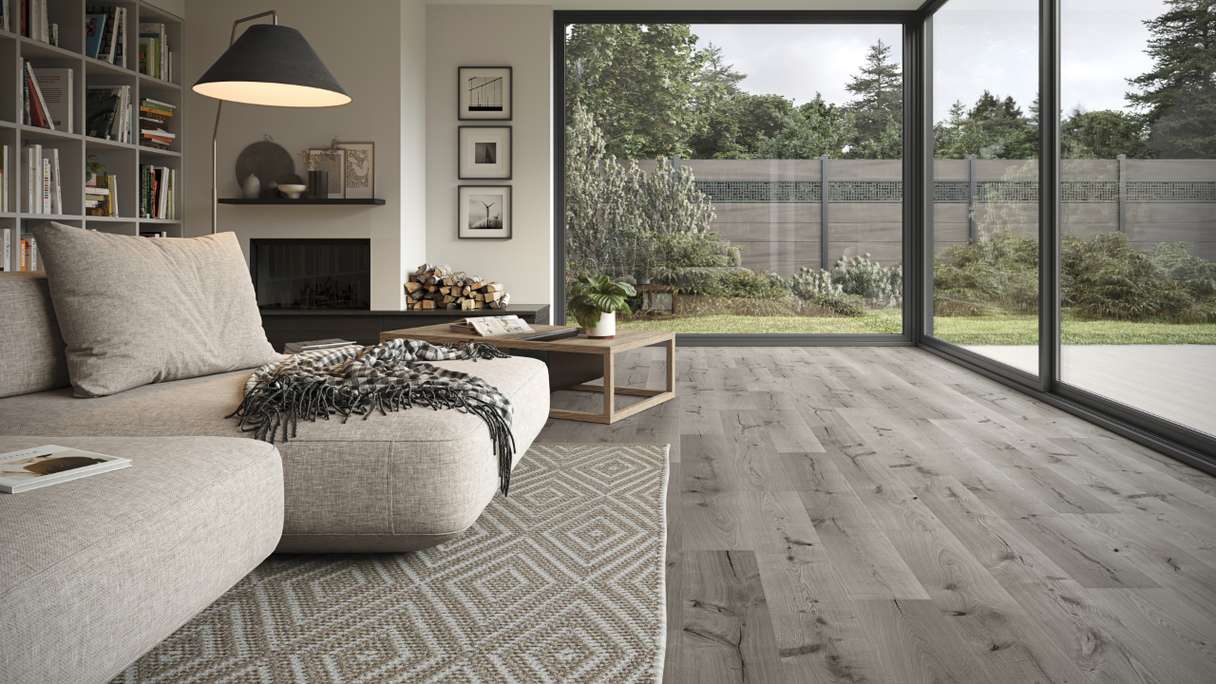 SKAVA Rigid Klick Vinyl - Home Grey Oak | wasserfest (LO-1090)