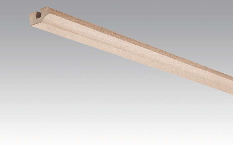 Plinthes MEISTER habillage de plafond en hêtre pur 4094 - 2380 x 38 x 19 mm (200031-2380-04094)
