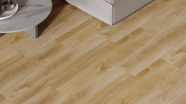 planeo Vinyle à clic rigide - HOMEtec Pro 50 IXPE Sunrise Mellow Oak | Isolation phonique intégrée (RP-E50-1)