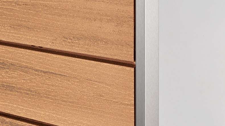 planeo Fassado - bardage composite façade chêne brun