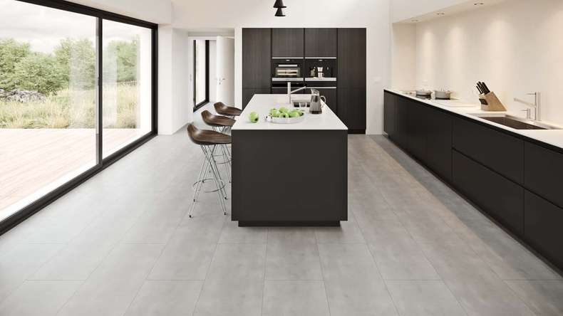 planeo Sol PVC clipsable - Rigid Béton clair zéro (DF-86601)