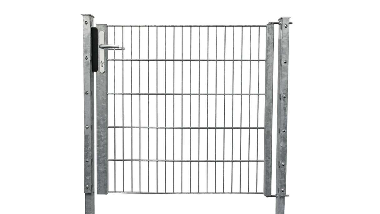 planeo Universaltor leicht 1-flg. Feuerverzinkt - B 1090 mm inkl. Torpfosten