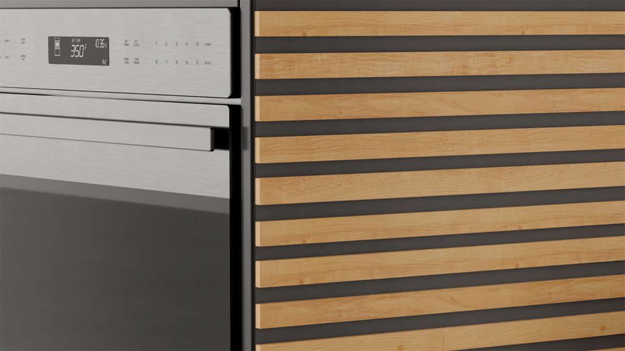 Skaben Panneaux acoustiques SilentWall Easy-Sticks - Chêne brun clair - 250 x 3,45 cm