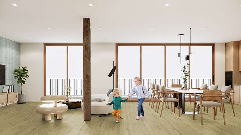 Gerflor CV-Belag - TEXLINE Nature 2385 Forest Honey