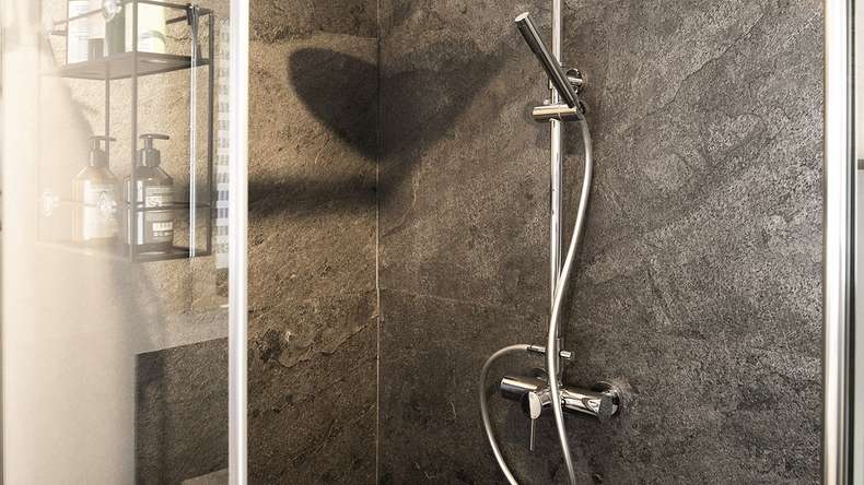 planeo EVOLITH Slate&Stone - Revêtement mural en pierre naturelle Urban Grey 1220 x 610 mm
