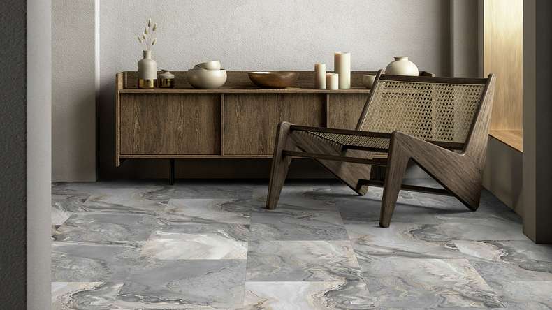 Gerflor Klebevinyl - Creation 55 Resin Marble