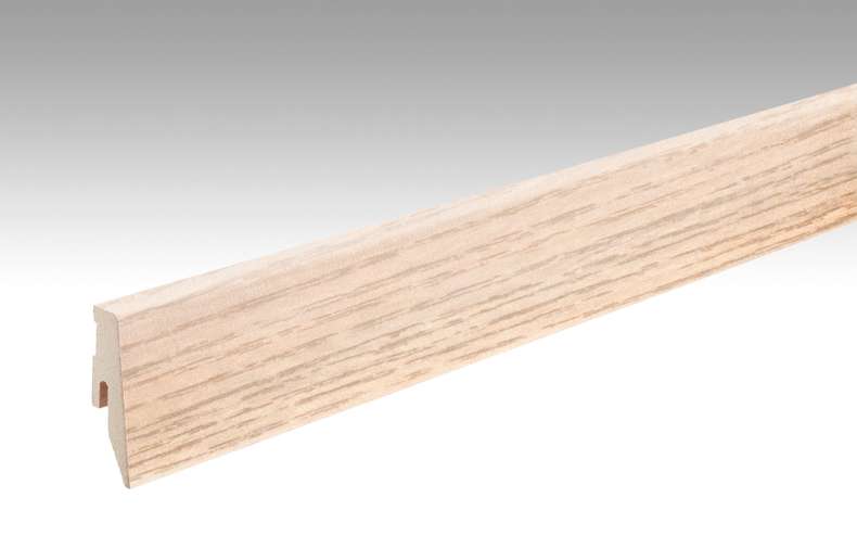 Plinthes MEISTER frêne blanc 1181 - 2380 x 60 x 20 mm (200049-2380-01181)