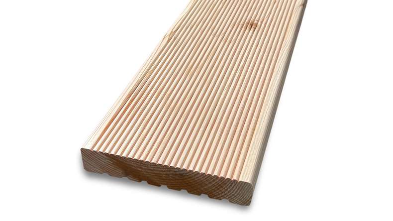 TerraWood Terrasse en bois - Douglas canadien - strié / rainuré