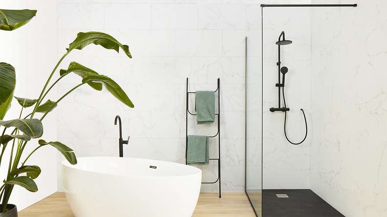 planeo StrongWall - Rivestimento murale in plastica XL Corlen 260 x 90 cm