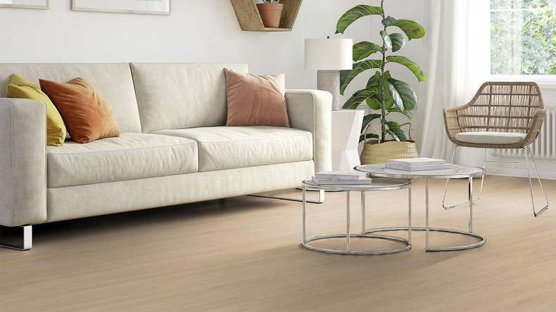 Gerflor vinyle à clic - Senso Premium Rigid Acoustic Country beige | Isolation phonique intégrée (39471625)