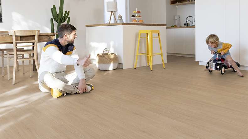 Vinyle à clic Gerflor - Senso Premium Rigid Acoustic Country natural | Isolation phonique intégrée (40441628)