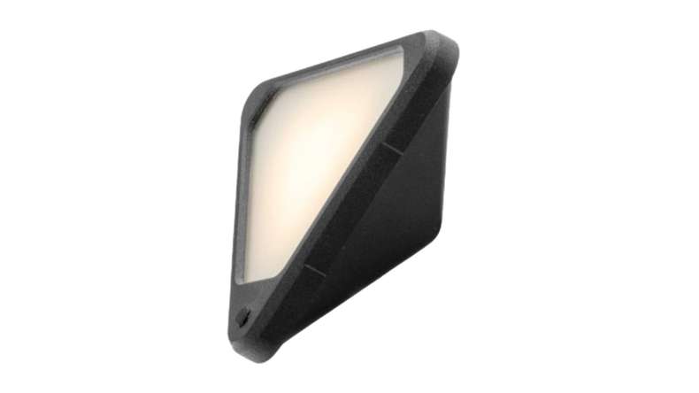 planeo Eclairage de jardin 12V - Applique murale LED Tiga Corner - 3.5W 100 lumens