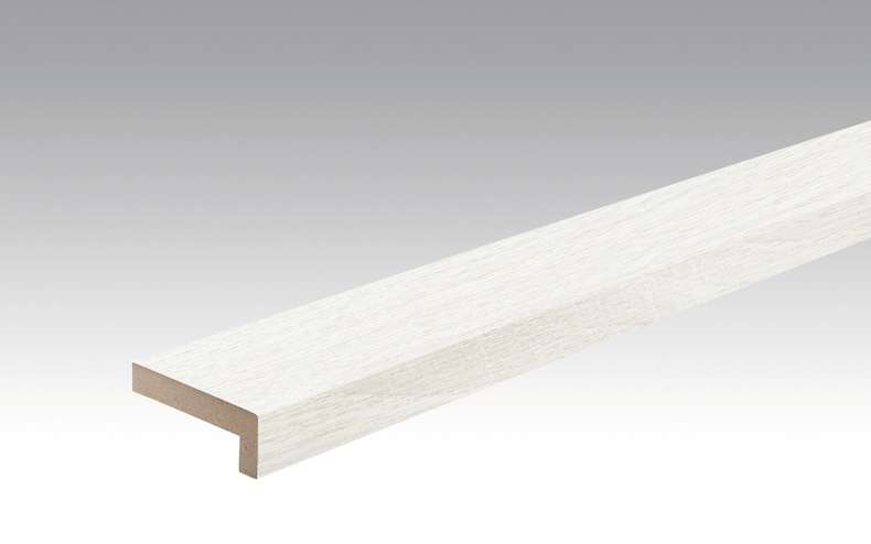Plinthes MEISTER angle de couverture bandes chêne blanc opaque 4069 - 2380 x 60 x 22 mm (200028-2380-04069)