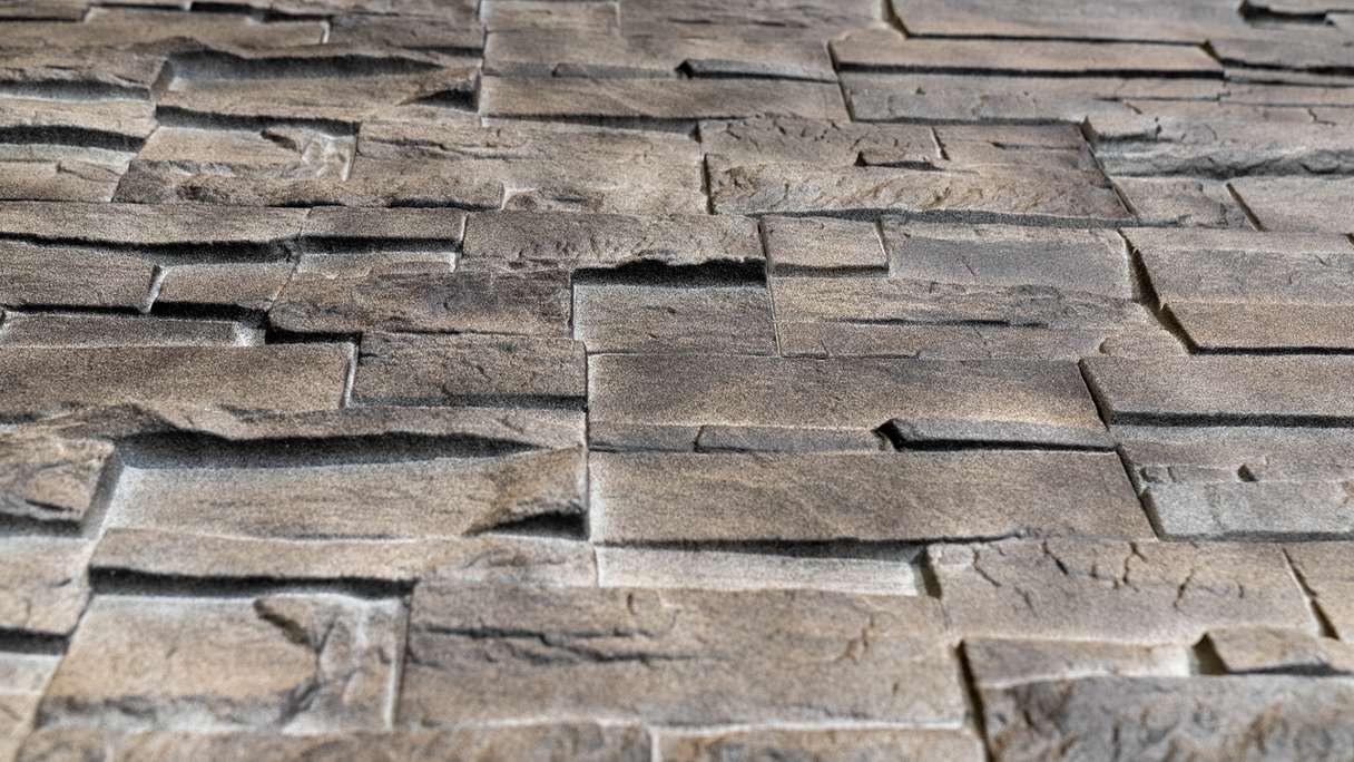 planeo rivestimento murale Novistone DS pietra laminata Silex Flint - 1054 x 334 mm