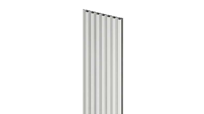 planeo pannelli lamellari in plastica per pareti S - MPC Pure White 14,8 x 265