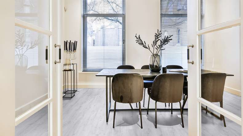 Gerflor Klick Vinyl - Virtuo 55 Rigid Acoustic Sunny Snow | Trittschalldämmung integr. (39051477)