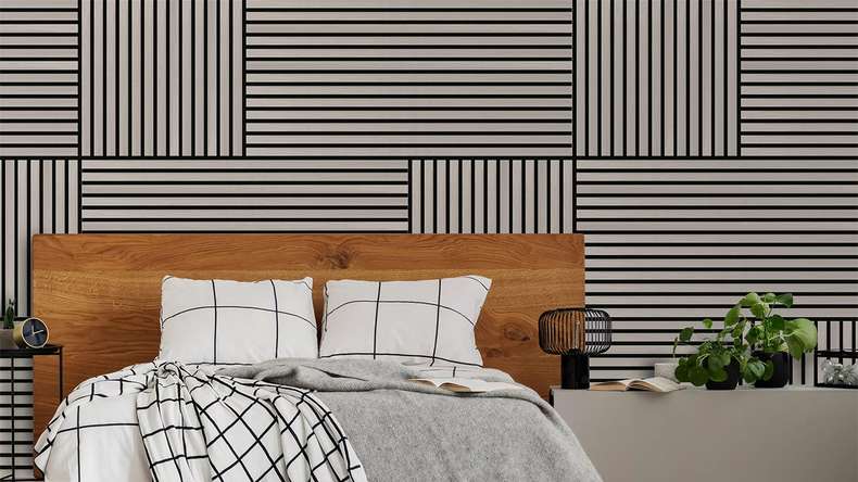 planeo Panneau acoustique - MixWall Timber Touch Velen Oak 52 x 104 cm | Placage en bois véritable (PLMW-20011B)