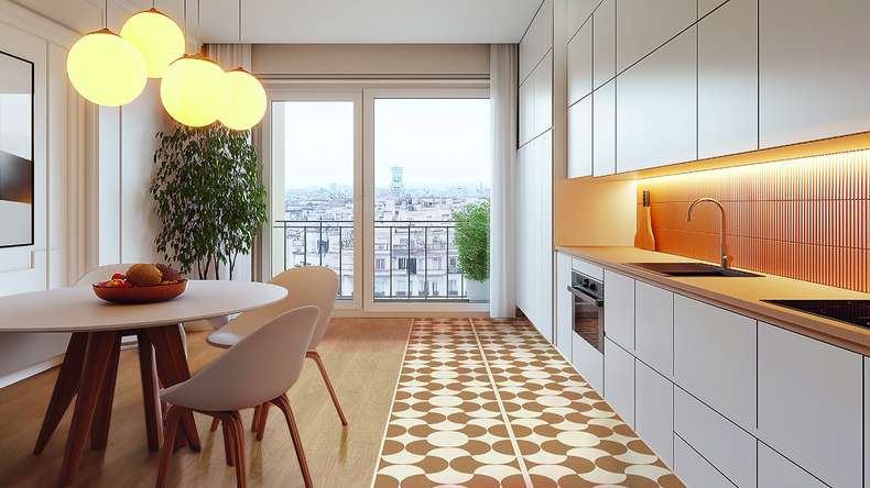 Gerflor Klebevinyl - Creation 40 Lounge Oak Beige | Synchronprägung