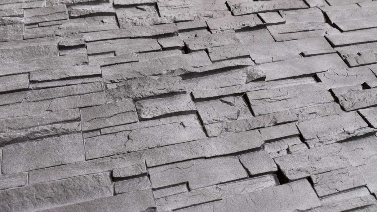 planeo rivestimento murale Novistone DS pietra laminata Antracite - 1054 x 334 mm