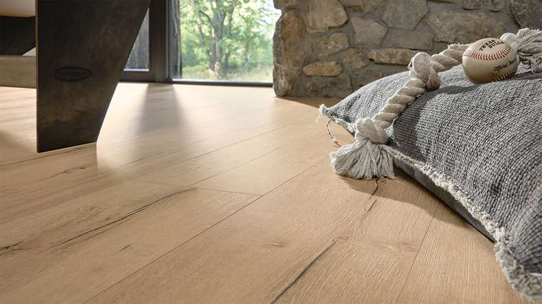 Sol design MEISTER MeisterDesign. next DL 500 S - 07139 Chêne vieux bois clair | Isolation phonique intégrée (400055-2052220-07139)