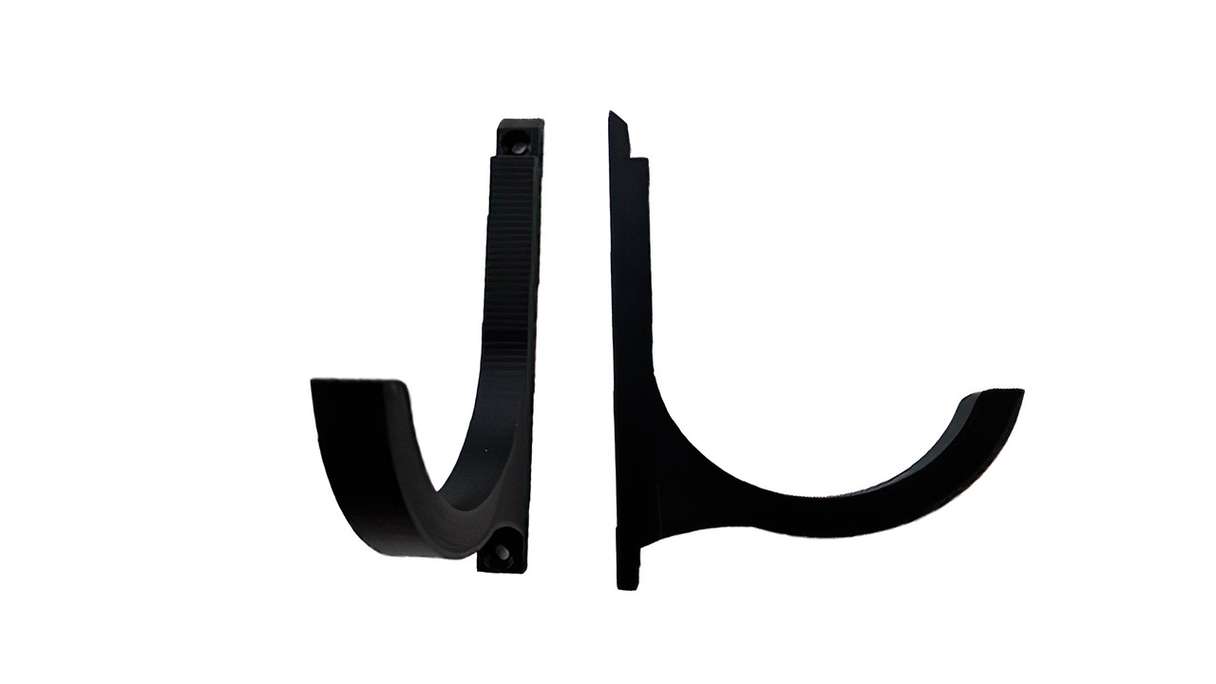 portabottiglie planeo 3D - nero 2 pezzi