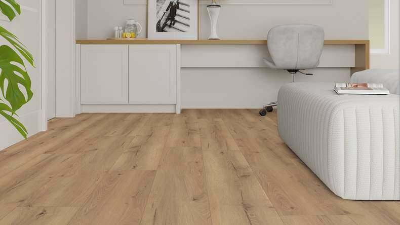 planeo Vinyle à coller - Chêne Roma ultramat 2mm | Grain synchronisé (MF-DB-1401-XL)