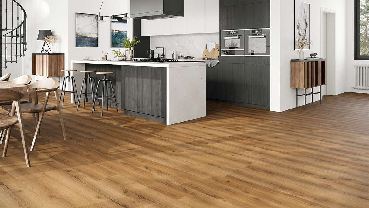 planeo Vinile rigido a incastro - GRANDline Nature Oak | Isolamento acustico integrato (NF-GL-579-N)