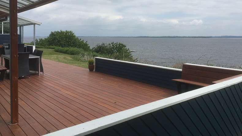 decking in legno planeo - Bamboo coffee 20 x 140 x 1870 mm liscio/francese