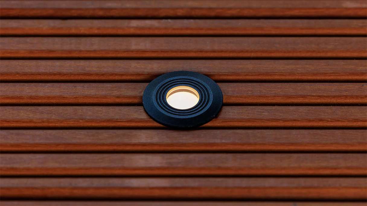 planeo illuminazione patio 12V - Luce da incasso LED Onyx 30 RA - 0,5W 4Lumen