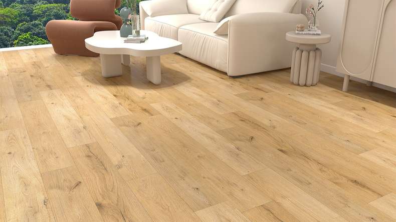 planeo Rigid Klick Vinyl - Honey Oak | Trittschalldämmung integr. (KRO-1007)