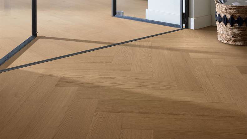 Sol en bois MEISTER Lindura HS 500 - 20233 Chêne classic brun argile verni ultra mat 700 x 140 x 11 mm (500010-0700140-20233)
