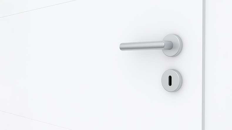 planeo Porte intérieure design PUREA Vivo 5 laque blanche 9003 chant design | laqué - 1985 x 610|735|860|985 mm