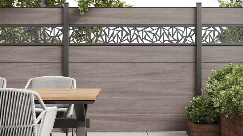 planeo Gardence - Designeinsatz Triangle 179,5x25,5x0,15 cm