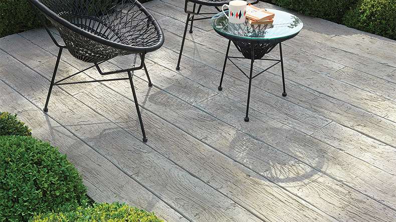 planeo Antica PureBoard Plancher de terrasse massif - White Oak 3.6m structuré