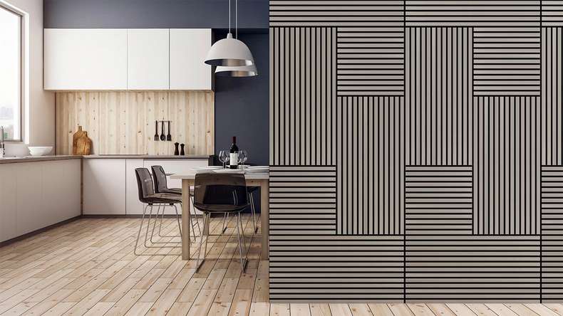 planeo Panneau acoustique - MixWall Timber Touch Velen Oak 52 x 104 cm | Placage en bois véritable (PLMW-20011B)