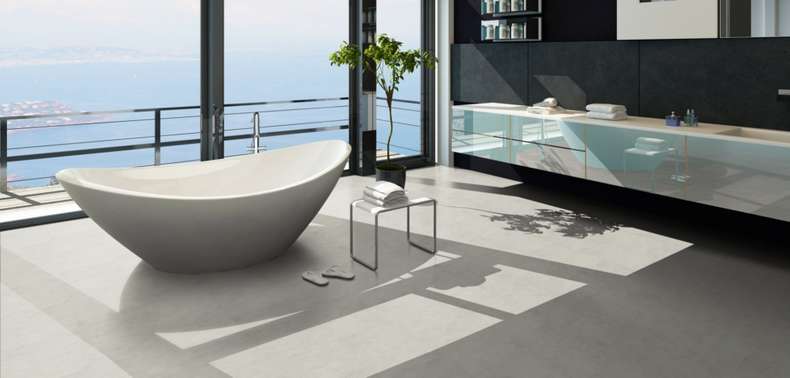 Skaben Sol PVC clipsable - ProfiKlick Pierre d'Assise argent| imperméable (SP-6202122)