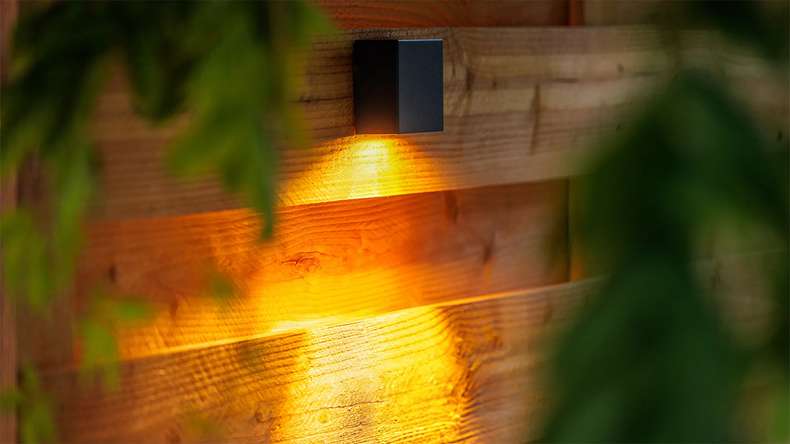 planeo Eclairage de jardin 12V - Applique murale LED Tiga Wall - 4W 70 lumens