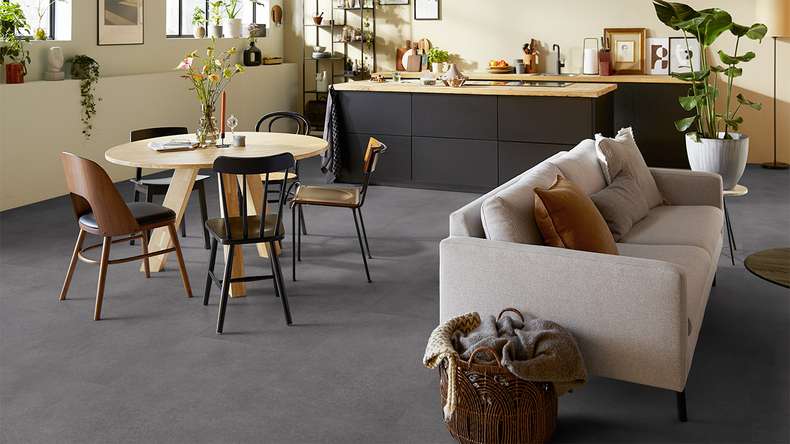 Forbo Allura Materiale 70 Vinile adesivo - Ceramica maculata ferro (63726DR7)